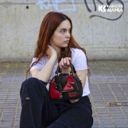 Karactermania Bolso Bowling Fashion Harley Quinn Jacket Negro 22 x12 x16 cm
