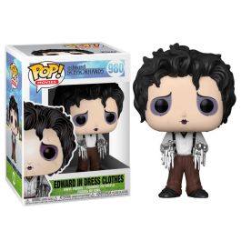Funko Figura POP Edward Scissorhands Edward in Dress Clothes Figura de Vinilo de 9cm