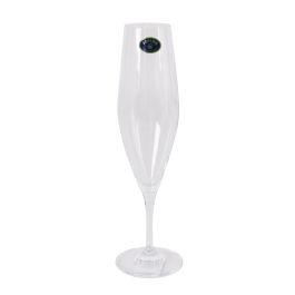 Bohemia Juego de 6 Copas de Champagne Colección Galaxia 210 ml - Juego Completo de Copas para Brindis y Eventos Especiales, 23 cm de Altura (4 Cajas)