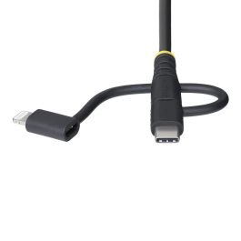 Cable USB Startech RLTCUB1MBK Negro 1 m