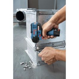 Bosch Professional GDS 12V-115 Llave de Impacto a Batería 12V, 115 Nm, 2 Velocidades Variables, Click & Go (Sin Batería), L-BOXX