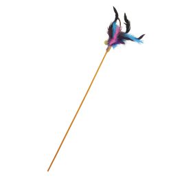 Adhara Caña Juguete para Gatos, Varita Interactiva con Plumas de Plástico, Promueve Caza y Ejercicio para Diversión Precio: 2.59000016. SKU: S6102303