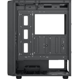 Xigmatek Caja PC EN45134 DUO X Semitorre E-ATX Negra, 4 Ventiladores RGB 120mm, Sin Fuente