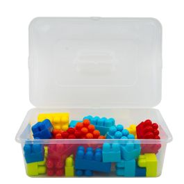 Tachan Maletín con 48 Piezas de Construcción de Plástico para Niños +2 Años