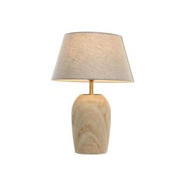 Lampara Sobremesa Item Home DKD Home Decor Natural Beige 36 x 52 x 25 cm