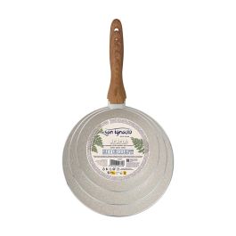 San Ignacio Set de 3 Sartenes de Aluminio Prensado Antiadherente sin PFOA, Ø16/20/24 cm, para Inducción, Gas, Eléctrico, Vitrocerámica y Halógeno