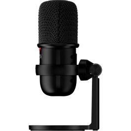 HyperX SoloCast Micrófono USB Condensador, Patrón Cardioide, Sensor Tap-to-Mute, para Streamers y Creadores, Negro