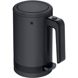 WMF 0413140071 KÜCHENminis Hervidor de Agua 0.8L 1800W Negro, Acero Inoxidable, Indicador de Nivel, Protección sobrecalentamiento
