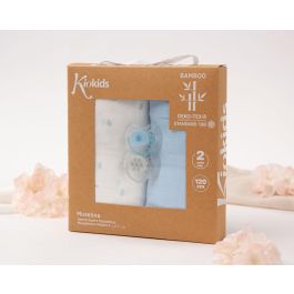 KioKids Set 2 Muselinas Y Chupetes +0 Azul Precio: 20.9500005. SKU: B1BF5T2GLJ