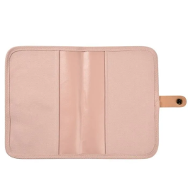 Beaba BEA1694051435725 Funda para Libro de Salud Lona Rosa Empolvado
