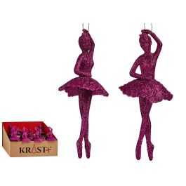 Adorno Arbol Navidad Bailarina Fucsia Krist+ 6X16CM (48 Unidades) Precio: 74.69000033. SKU: B17ZQBVPSR