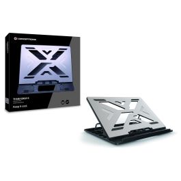 Conceptronic Soporte Base Refrigeración Portátil Ergonómico Ajustable hasta 15.6" Aluminio