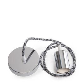 Pendel E27 Cable 1000 X 0,75Mm Tela - Rosetón [SC-MPL014] Precio: 13.50000025. SKU: B12KAFH93W