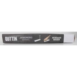 Quttin Soporte Jamonero de Mármol y Acero, 16 x 48.5 x 1.8 cm (3 Unidades)