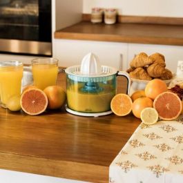 Cecotec Exprimidor Eléctrico ZitrusEasy Basic 40W Transparente, Turquesa, Blanco