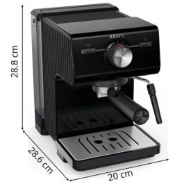 Cafetera Express de Brazo Krups Authentic XP381810 Negro 1100 W
