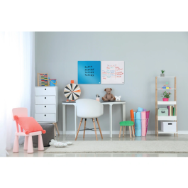 Nobo Pizarra Magnética Blanca para el Hogar 360x360 mm