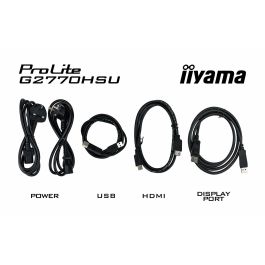 Iiyama G-MASTER G2770HSU-B6 Monitor Gaming 27" Full HD IPS 180Hz Flicker Free, Low Blue Light, VESA Adaptive Sync, Altavoces Incorporados