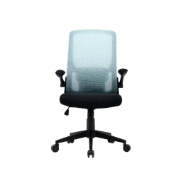 Q-connect Silla de Oficina Alba Malla Base Metálica Ruedas Premium Negro Azul Altura Máx 1110 mm Ancho 610 mm Profundidad 580 mm