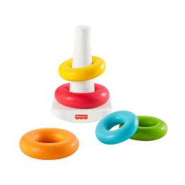 Fisher-Price Pirámide Balanceante Ecológica con 5 Aros para Bebés a partir de 4 Meses