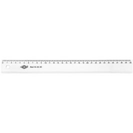 WEDO Regla de escritorio Lineal 30 cm Plástico Transparente – Medidas en cm y mm – 1 pieza Precio: 23.50000048. SKU: B196CJPPGW