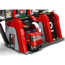 LEGO 60414 City Set de Construcción Estación de Bomberos y Camión de Bomberos con Figura de Perro y 5 Minifiguras LEGO 60414 City Set de Construcción Estación de Bomberos y Camión de Bomberos con Figura de Perro y 5 Minifiguras