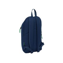 Mini Mochila Safta Con Cremallera Vertical Benetton Green 390x220x100 mm Mini Mochila Safta Con Cremallera Vertical Benetton Green 390x220x100 mm