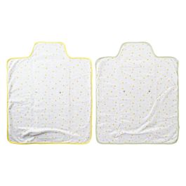DKD Home Decor Cambiador Baby De Viaje 40x22 cm (1 cm Grosor) Amarillo Verde 80% Algodón 20% Poliéster Pack 2