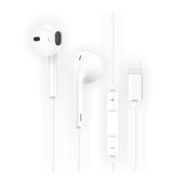 Tech One Tech Auriculares Eartech Hip con Micrófono, Blanco, Compatibles con Apple, Lightning, Control de Volumen, 1.2m Precio: 7.88999981. SKU: B17HAL5YCW