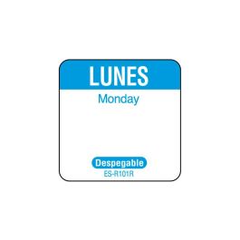 NCCO SR101R - Rollo de 1000 etiquetas despegables para rotación de inventario "LUNES" - 2,5 x 2,5 cm - Blanco y azul - Venta 1 unidad. NCCO SR101R - Rollo de 1000 etiquetas despegables para rotación de inventario "LUNES" - 2,5 x 2,5 cm - Blanco y azul - Venta 1 unidad. Precio: 14.88999985. SKU: B13SQ7X985
