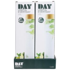 Day Botella 1 L Vidrio Borosilicado y Bambú