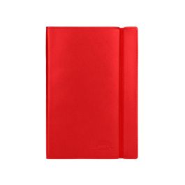 Libreta Indice Liderpapel Similpiel A7 120 Hojas 70 gr-M2 Color Rojo