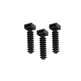 Edm Taco para brida n°6 negro 100 unid. - Plástico, cabeza 12.7x7.3mm, taco 23mm, largo total 32mm Precio: 6.69000046. SKU: S7901094