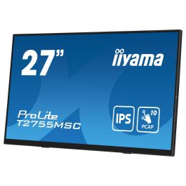 iiyama ProLite T2755MSC-B1 - Monitor táctil 27" FHD (1920x1080) IPS 5ms 60Hz con USB-C, HDMI, DisplayPort y altavoces - Negro