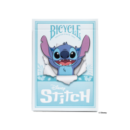 Bicycle Baraja de Cartas Disney Stitch 6+ Años, Coleccionismo, Magia, Poker, Cardistry, Fournier