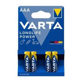 Pila varta alkalina longlife power aaa - lr03 (blister 4 unid.) ø10,5x44,5mm