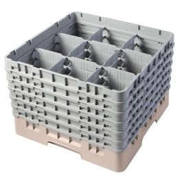 CAMBRO - 9S1114-186 - Cesta de lavado 9 comp. 6 alturas - 14,8 cm Ø máx. - alt. máx. 29,9 cm - 50 x 50 x 34,9 cm - Azul marino Precio: 123.50000036. SKU: B12VBTGRQS