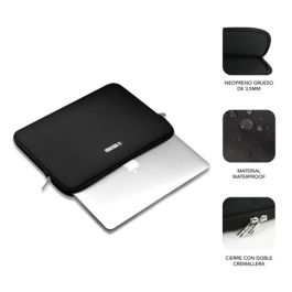SUBBLIM Business Laptop Sleeve Neoprene V2 15,6" Black SUBBLIM Business Laptop Sleeve Neoprene V2 15,6" Black