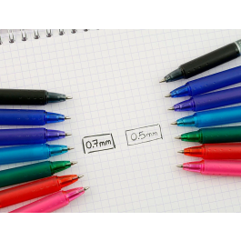 Pilot Bolígrafo Frixion Clicker Borrable Punta Media 0,7 mm Negro en Blister