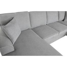 Sofa Cama Moderno DKD Home Decor Gris 154 x 92 x 298 cm Sofa Cama Moderno DKD Home Decor Gris 154 x 92 x 298 cm