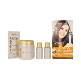 Kativa Kit Alisado Brasileño Sin Formol para Cabello hasta 12 Semanas con Aceite de Argán y Queratina Vegetal Precio: 14.49999991. SKU: SBL-DBKAT150