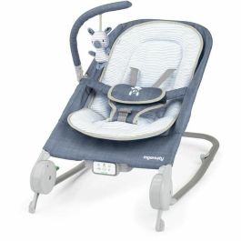 INGENUITY Happy Belly Rock-to-Bounce Asiento - Música - Vibraciones - Arco de Actividad Extraíble - Peluche Cebra - Precio: 90.98999987. SKU: B1A4TNLLZ5