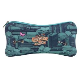 Estuche Escolar Gorjuss Curiosity Gris Verde (22 x 11.3 x 1 cm)