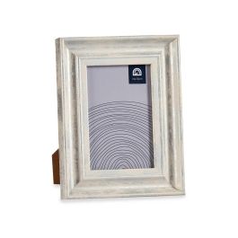 Giftdecor Portafotos Efecto Madera Plata 10x15 cm (24 Unidades)