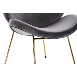 Silla Chic DKD Home Decor Negro Dorado 58 x 73 x 62 cm Silla Chic DKD Home Decor Negro Dorado 58 x 73 x 62 cm