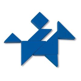 Juego 4 tangrams de madera, hasta 4 jugadores y 3 niveles de dificultad 31,5x18x3 cm Juego 4 tangrams de madera, hasta 4 jugadores y 3 niveles de dificultad 31,5x18x3 cm