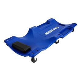 Workpro Camilla de Mecánico 100cm Plástico con 6 Ruedas de Nailon 120kg Carga Máxima Cojín Cabeza Azul Precio: 50.99000016. SKU: B1553527S2