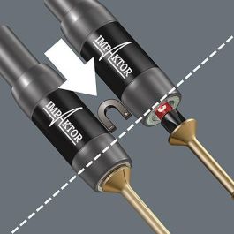 Wera 05057684001 Bit-Check 10 PZ Impaktor 1, juego de 9 puntas Pozidriv PZ 2 y PZ 3, 25mm