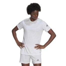 Camiseta de Manga Corta Mujer Adidas GN5759 Blanco (S)