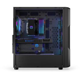 Endorfy Regnum 400 ARGB Black - Caja Torre PC ATX/Micro-ATX/Mini-ITX con Iluminación Multi y Ventana Lateral de Vidrio Templado